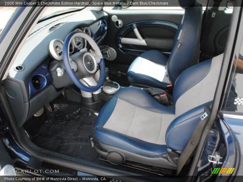 Space Blue Metallic / Dark Blue/Checkmate 2006 Mini Cooper S Checkmate Edition Hardtop
