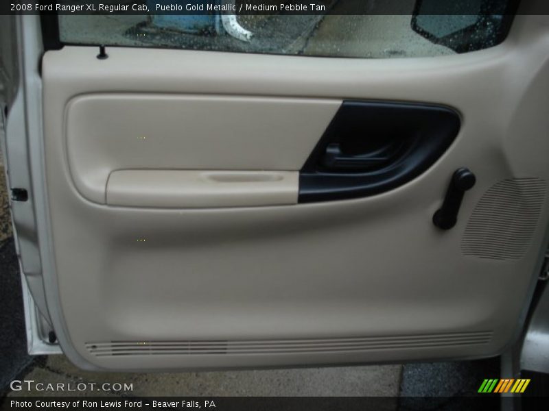 Pueblo Gold Metallic / Medium Pebble Tan 2008 Ford Ranger XL Regular Cab