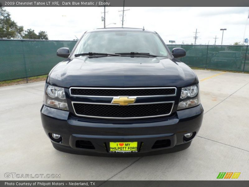 Dark Blue Metallic / Ebony 2009 Chevrolet Tahoe LT XFE