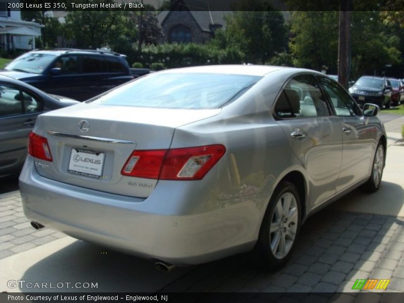 Tungsten Metallic / Black 2008 Lexus ES 350