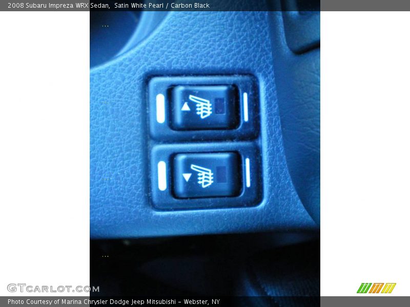 Satin White Pearl / Carbon Black 2008 Subaru Impreza WRX Sedan