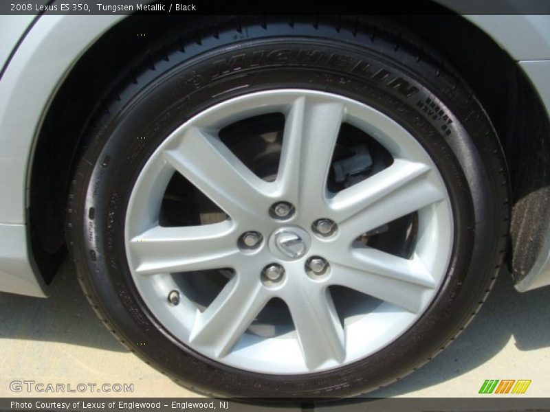Tungsten Metallic / Black 2008 Lexus ES 350
