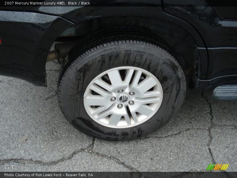 Black / Black 2007 Mercury Mariner Luxury 4WD