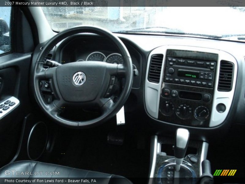 Black / Black 2007 Mercury Mariner Luxury 4WD
