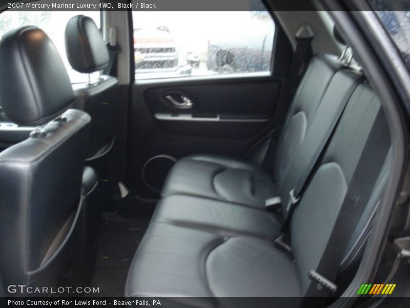 Black / Black 2007 Mercury Mariner Luxury 4WD