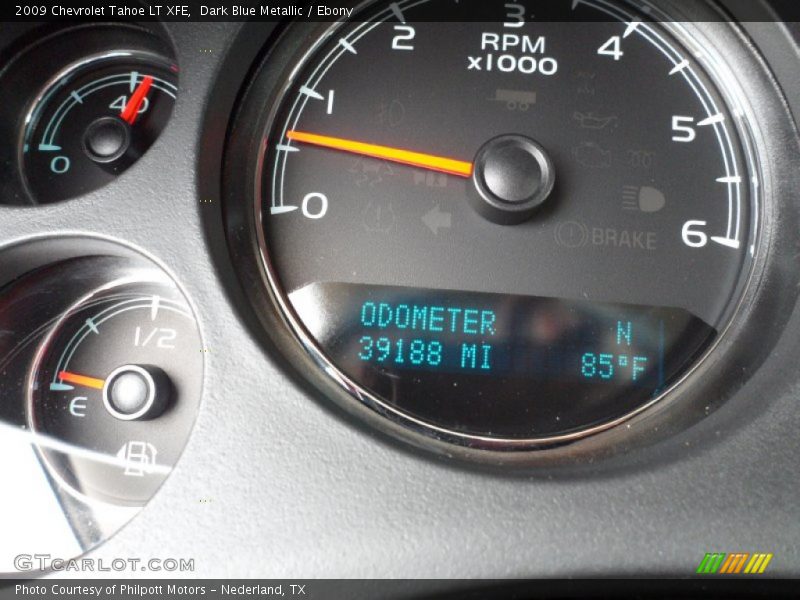 Dark Blue Metallic / Ebony 2009 Chevrolet Tahoe LT XFE