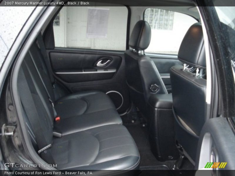 Black / Black 2007 Mercury Mariner Luxury 4WD