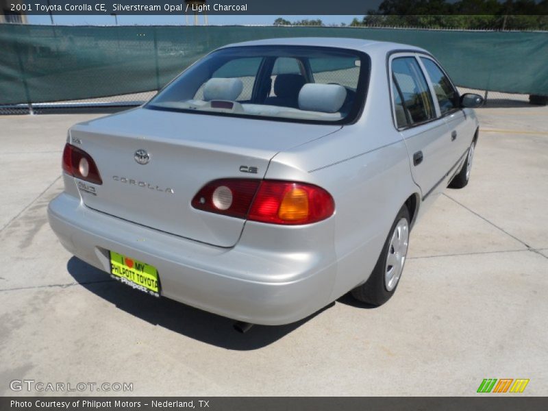 Silverstream Opal / Light Charcoal 2001 Toyota Corolla CE