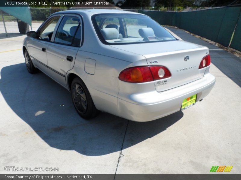 Silverstream Opal / Light Charcoal 2001 Toyota Corolla CE