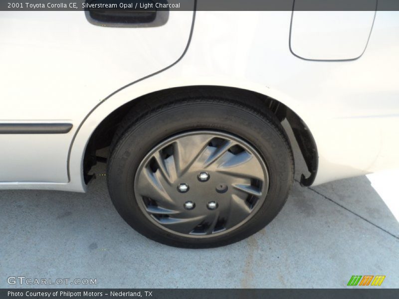 Silverstream Opal / Light Charcoal 2001 Toyota Corolla CE