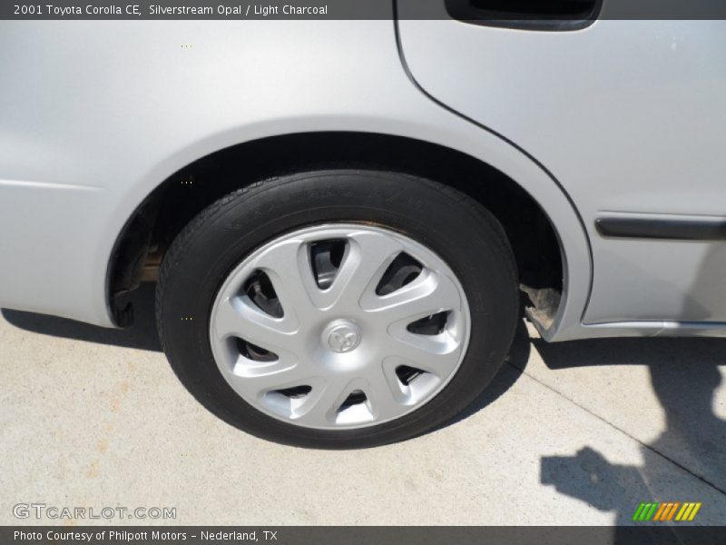 Silverstream Opal / Light Charcoal 2001 Toyota Corolla CE