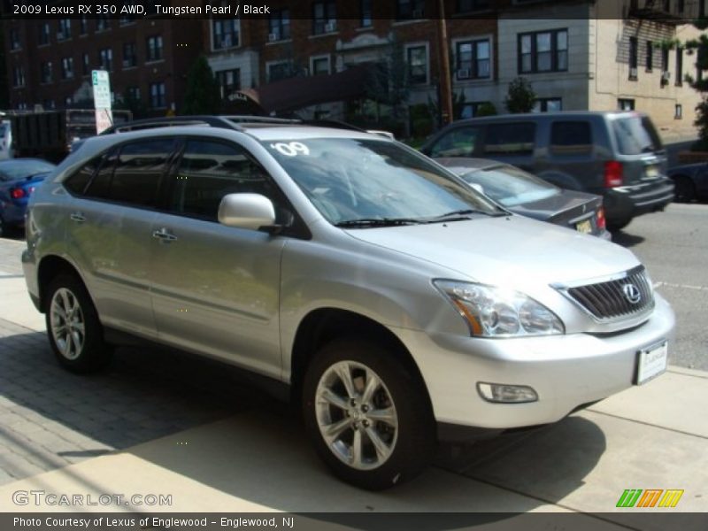Tungsten Pearl / Black 2009 Lexus RX 350 AWD