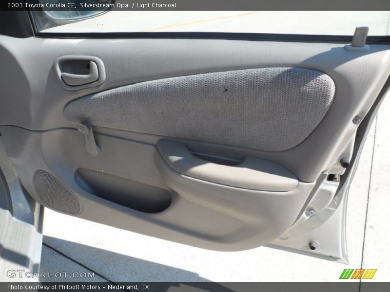 Silverstream Opal / Light Charcoal 2001 Toyota Corolla CE
