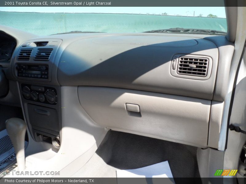 Silverstream Opal / Light Charcoal 2001 Toyota Corolla CE