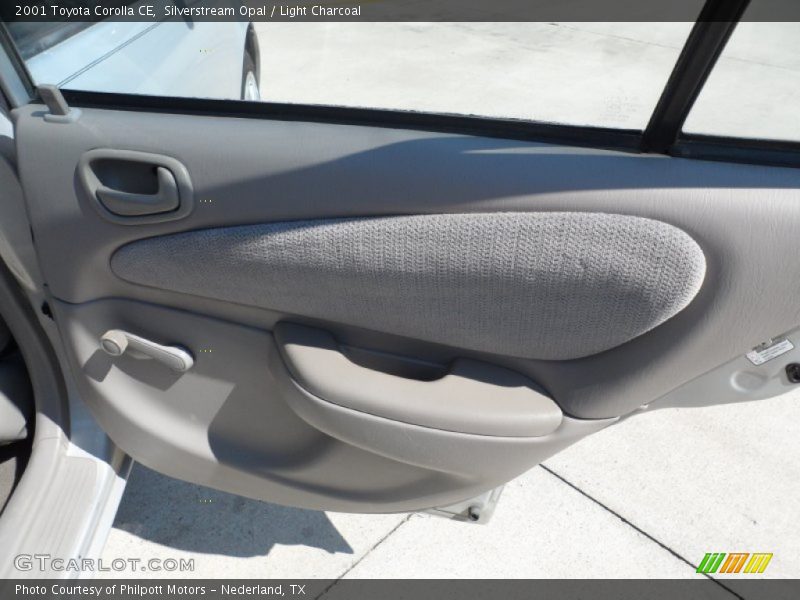 Silverstream Opal / Light Charcoal 2001 Toyota Corolla CE