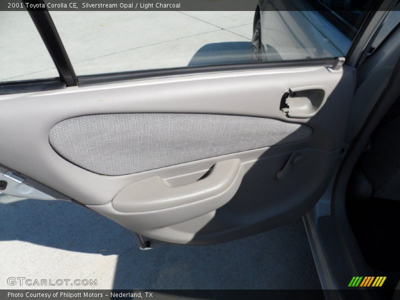 Silverstream Opal / Light Charcoal 2001 Toyota Corolla CE