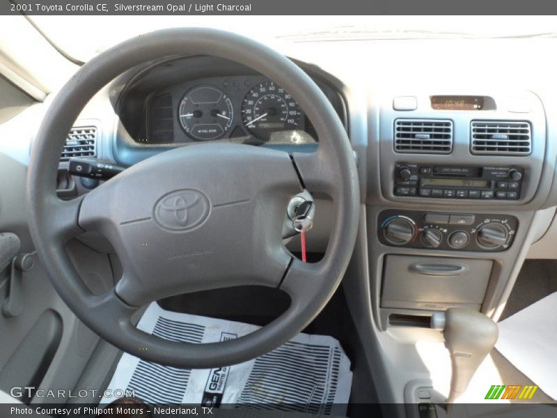 Silverstream Opal / Light Charcoal 2001 Toyota Corolla CE