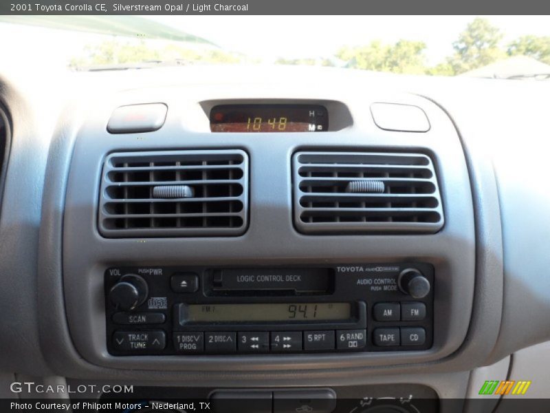 Silverstream Opal / Light Charcoal 2001 Toyota Corolla CE