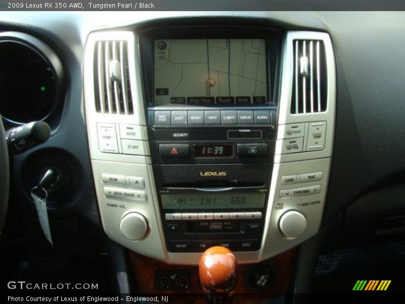 Tungsten Pearl / Black 2009 Lexus RX 350 AWD