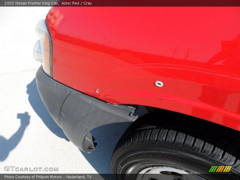 Aztec Red / Gray 2003 Nissan Frontier King Cab