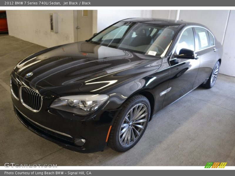 Front 3/4 View of 2012 7 Series 740Li Sedan