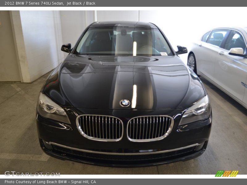 Jet Black / Black 2012 BMW 7 Series 740Li Sedan