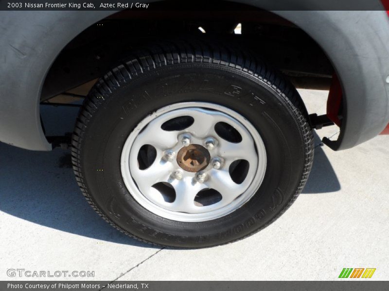 Aztec Red / Gray 2003 Nissan Frontier King Cab