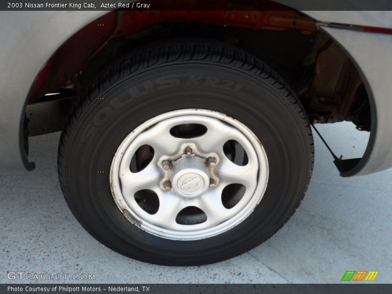 Aztec Red / Gray 2003 Nissan Frontier King Cab