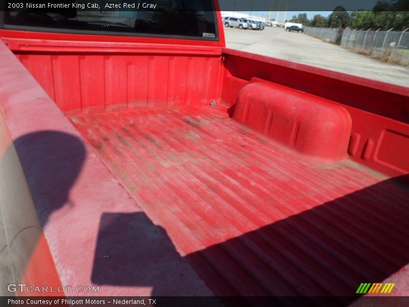 Aztec Red / Gray 2003 Nissan Frontier King Cab