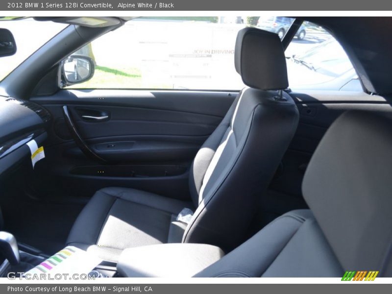 Alpine White / Black 2012 BMW 1 Series 128i Convertible