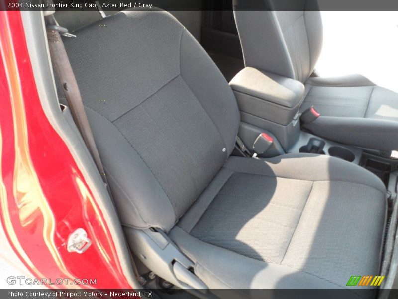 Aztec Red / Gray 2003 Nissan Frontier King Cab