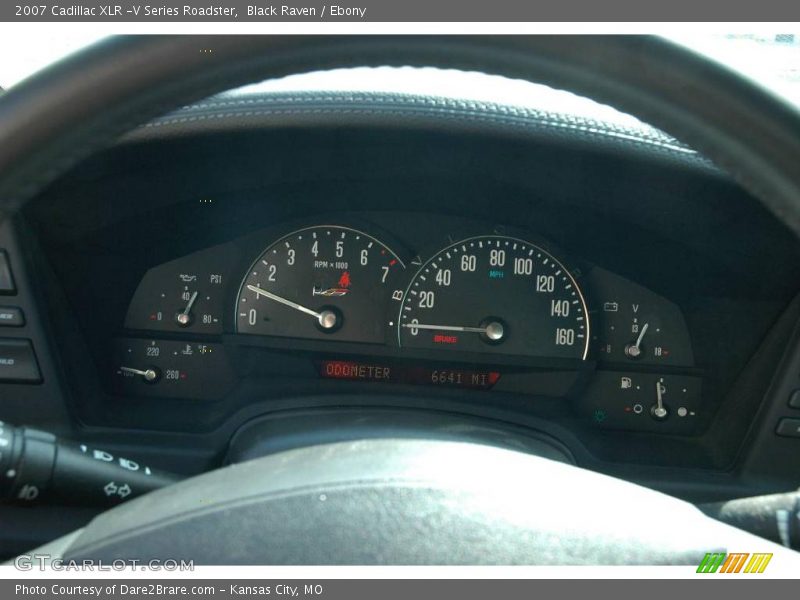 Black Raven / Ebony 2007 Cadillac XLR -V Series Roadster