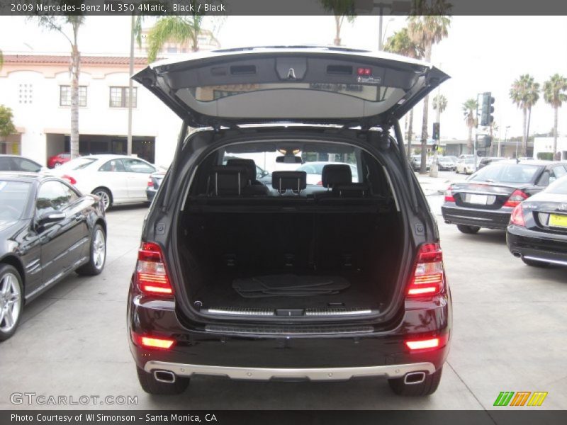 Black / Black 2009 Mercedes-Benz ML 350 4Matic