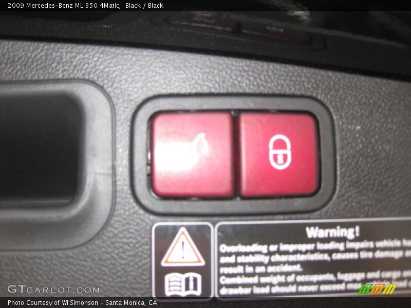 Black / Black 2009 Mercedes-Benz ML 350 4Matic