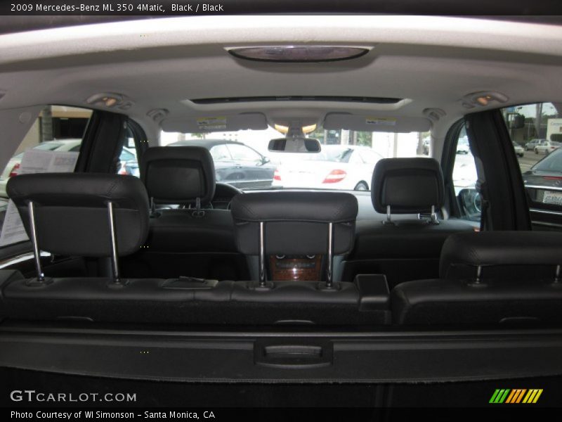 Black / Black 2009 Mercedes-Benz ML 350 4Matic