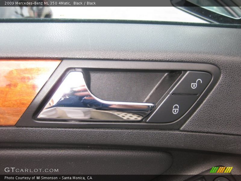 Black / Black 2009 Mercedes-Benz ML 350 4Matic