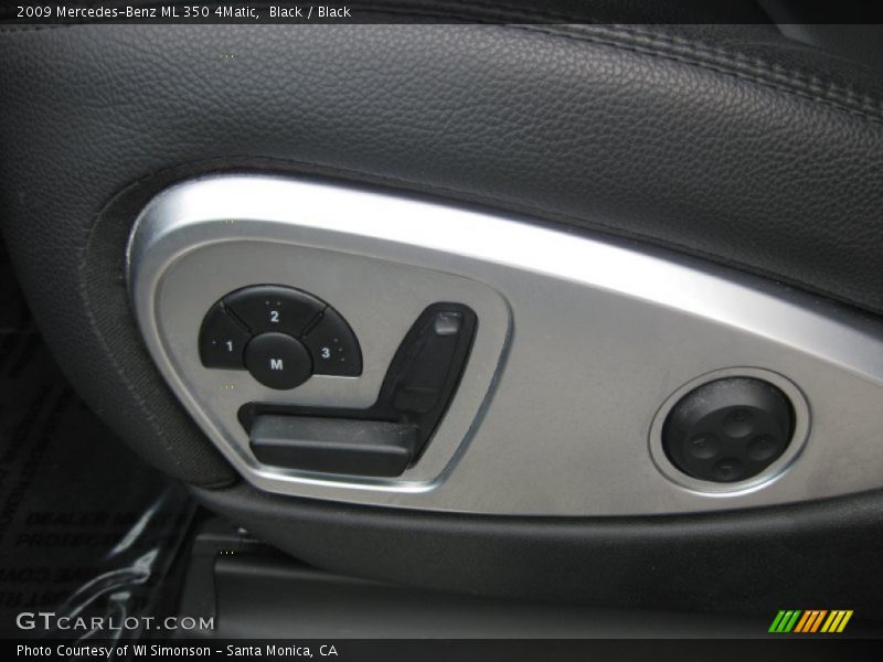 Black / Black 2009 Mercedes-Benz ML 350 4Matic