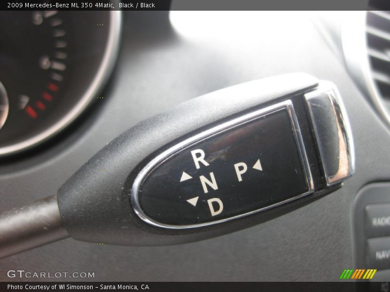 Black / Black 2009 Mercedes-Benz ML 350 4Matic
