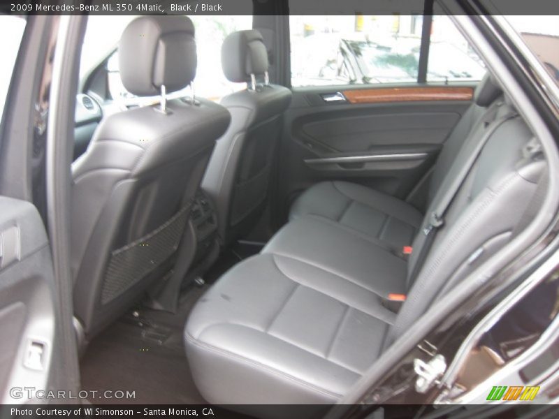 Black / Black 2009 Mercedes-Benz ML 350 4Matic