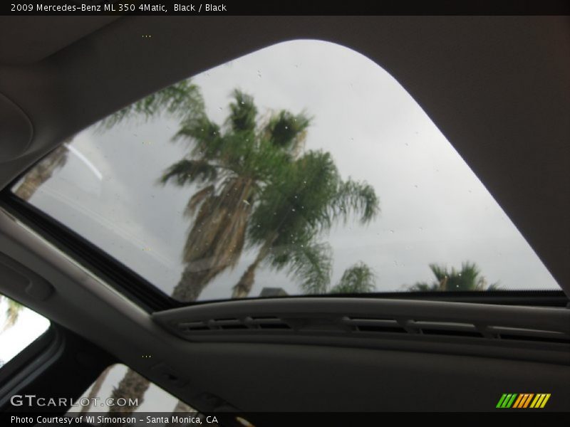 Black / Black 2009 Mercedes-Benz ML 350 4Matic