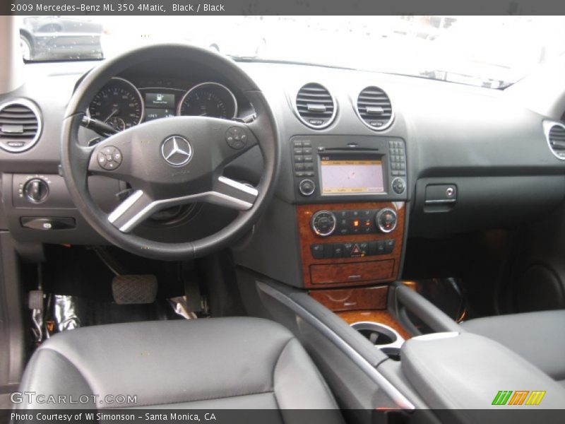 Black / Black 2009 Mercedes-Benz ML 350 4Matic