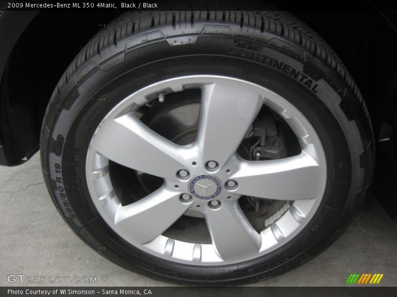 Black / Black 2009 Mercedes-Benz ML 350 4Matic
