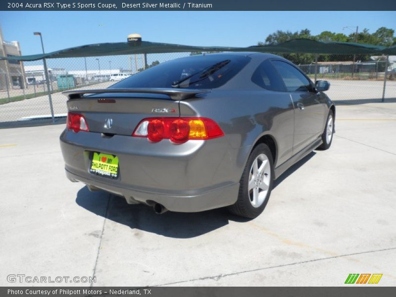 Desert Silver Metallic / Titanium 2004 Acura RSX Type S Sports Coupe