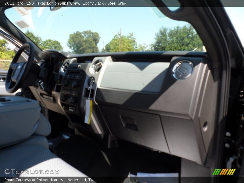 Ebony Black / Steel Gray 2011 Ford F150 Texas Edition SuperCrew