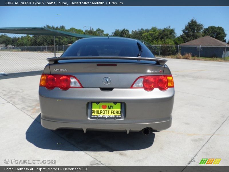 Desert Silver Metallic / Titanium 2004 Acura RSX Type S Sports Coupe
