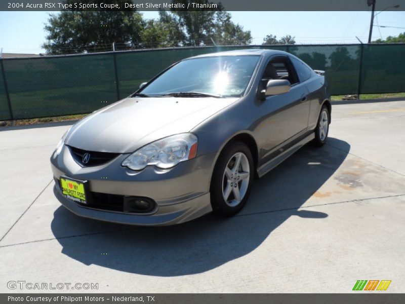 Desert Silver Metallic / Titanium 2004 Acura RSX Type S Sports Coupe
