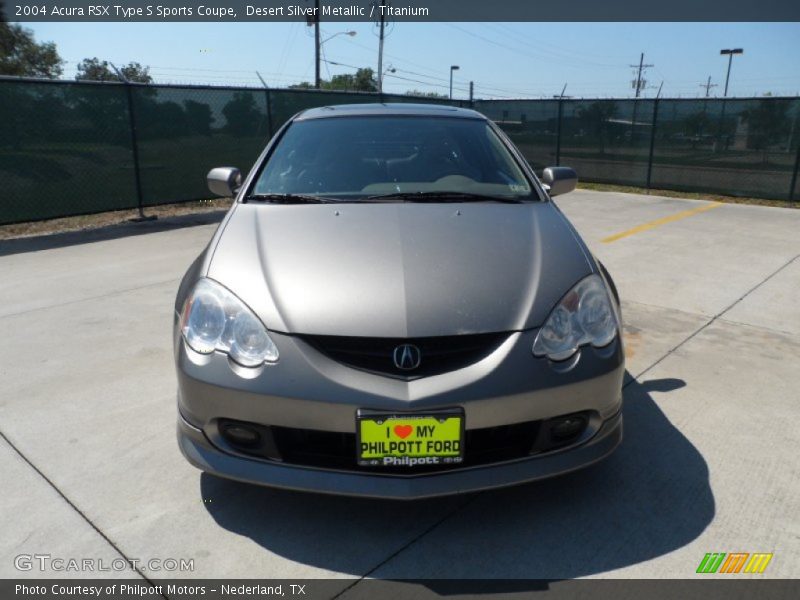 Desert Silver Metallic / Titanium 2004 Acura RSX Type S Sports Coupe