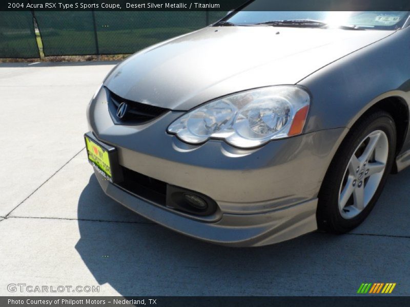 Desert Silver Metallic / Titanium 2004 Acura RSX Type S Sports Coupe