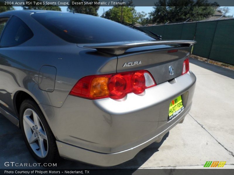 Desert Silver Metallic / Titanium 2004 Acura RSX Type S Sports Coupe