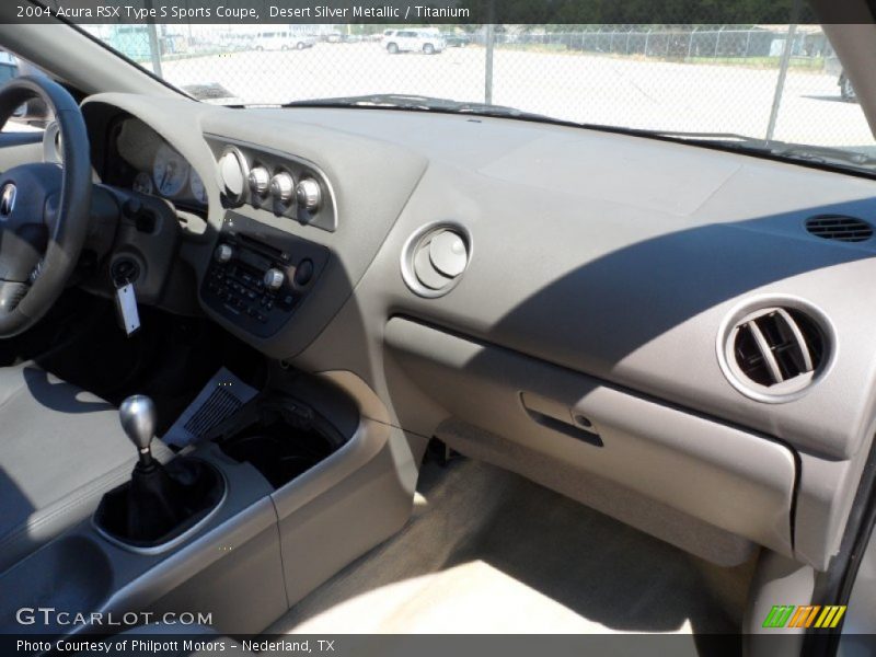 Desert Silver Metallic / Titanium 2004 Acura RSX Type S Sports Coupe